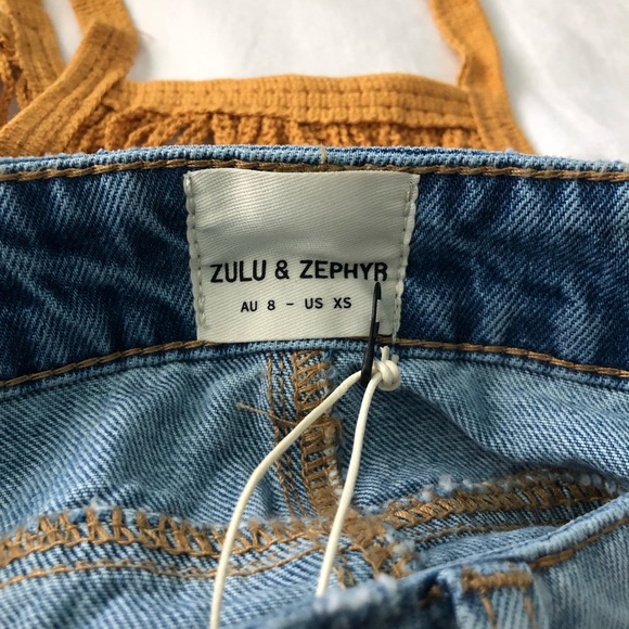 Zulu and Zephyr Zed denim skirt | xs | NWT - Picture 6 of 6